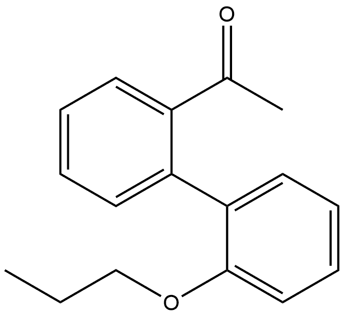 1-(2'-Propoxy[1,1'-biphenyl]-2-yl)ethanone 结构式