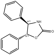 rel-(4R*,5R*)-4,5-Diphenyloxazolidine-2-one 结构式