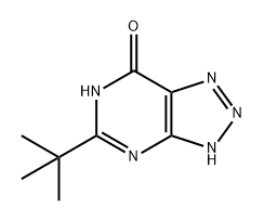 5-(叔丁基)-3,6-二氢-7H-[1,2,3]三唑并[4,5-D]嘧啶-7-酮 结构式