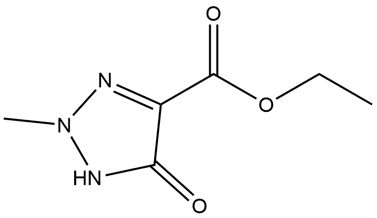 5-羟基-2-甲基-2H-1,2,3-三唑-4-甲酸乙酯 结构式