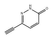6-乙炔基哒嗪-3(2H)-酮 结构式