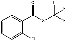 2-氯苯甲酸三氟甲硫基酯 结构式