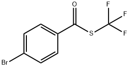 4-溴苯甲酸三氟甲硫基酯 结构式