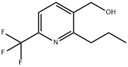 3-Pyridinemethanol, 2-propyl-6-(trifluoromethyl)- 结构式