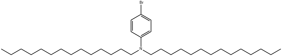 Benzenamine, 4-bromo-N,N-ditetradecyl- 结构式