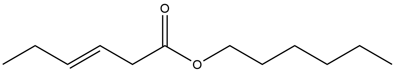 反式-3-烯酸己酯 结构式