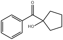 1-羟基环戊基苯基甲酮 结构式