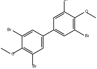 1,1'-BIPHENYL, 3,3',5,5'-TETRABROMO-4,4'-DIMETHOXY- 结构式