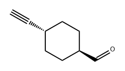 TRANS-(1R,4R)-4-乙炔基环己烷-1-羧酸 结构式