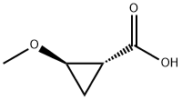(1R,2R)-2-甲氧基环丙烷甲酸 结构式