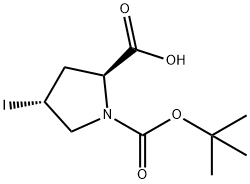 (2S,4R)-4-Iodo-1-[(2-methylpropan-2-yl)oxycarbonyl]pyrrolidine-2-carboxylic acid 结构式