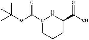 (R)-1-(叔丁氧基羰基)六氢哒嗪-3-羧酸 结构式