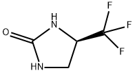 (R)-4-(三氟甲基)咪唑烷-2-酮 结构式