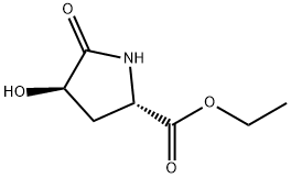 (2S,4R)-4-羟基-5-氧代吡咯烷-2-羧酸乙酯 结构式