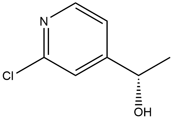 (S)-1-(2-氯吡啶-4-基)乙-1-醇 结构式