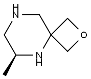 (S)-6-甲基-2-氧杂-5,8-二氮杂螺[3.5]壬烷 结构式