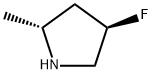Pyrrolidine, 4-fluoro-2-methyl-, (2R,4R)- 结构式