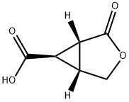 (1R,5R,6R)-2-氧代-3-氧杂双环[3.1.0]己烷-6-羧酸 结构式