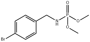 (4-bromophenyl)methyl](dimethoxyphosphoryl)amine 结构式