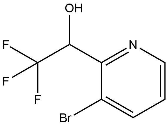 2-Pyridinemethanol, 3-bromo-α-(trifluoromethyl)- 结构式