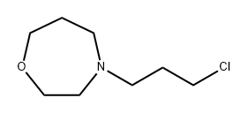 4-(3-氯丙基)-1,4-氧氮杂 结构式