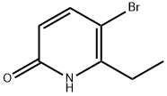 5-bromo-6-ethylpyridin-2-ol 结构式