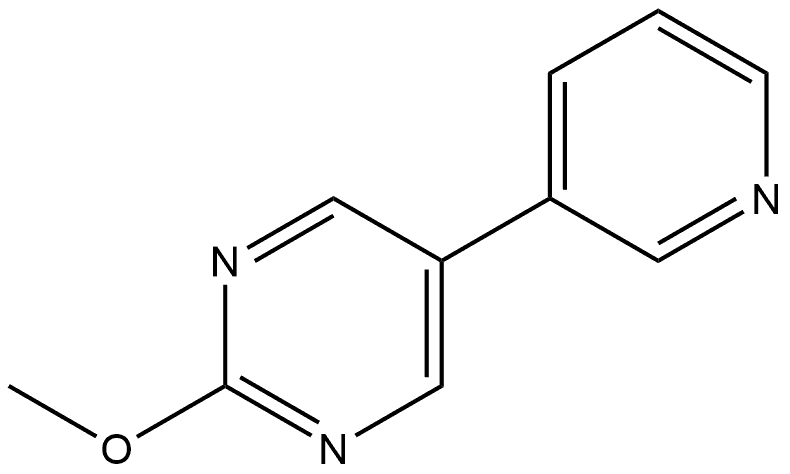 Pyrimidine, 2-methoxy-5-(3-pyridinyl)- 结构式