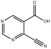 4-氰基嘧啶-5-羧酸 结构式