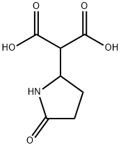 2-(5-oxopyrrolidin-2-yl)propanedioic acid 结构式