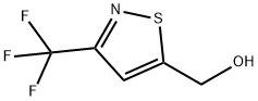 (3-(三氟甲基)异噻唑-5-基)甲醇 结构式