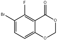 6-Bromo-5-fluoro-4H-benzo[d][1,3]dioxin-4-one 结构式