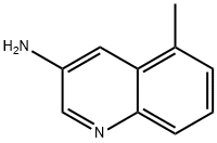 3-Quinolinamine, 5-methyl- 结构式