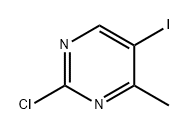 2-氯-5-碘-4-甲基嘧啶 结构式