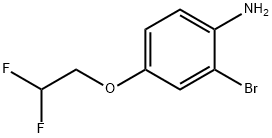 2-Bromo-4-(2,2-difluoroethoxy)aniline 结构式