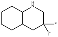 3,3-difluoro-decahydroquinoline 结构式