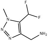 (5-(二氟甲基)-1-甲基-1H-1,2,3-三唑-4-基)甲胺 结构式