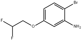 2-Bromo-5-(2,2-difluoroethoxy)aniline 结构式