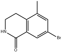 7-溴-5-甲基-3,4-二氢异喹啉-1(2H)-酮 结构式