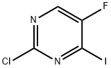 2-氯-5-氟-4-碘嘧啶 结构式