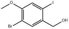 5-Bromo-2-iodo-4-methoxybenzyl alcohol 结构式