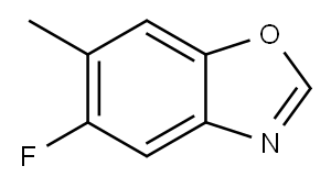 5-Fluoro-6-methylbenzoxazole 结构式