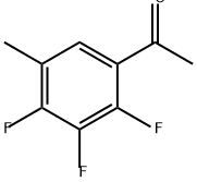 Ethanone, 1-(2,3,4-trifluoro-5-methylphenyl)- 结构式