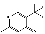2-甲基-5-(三氟甲基)吡啶-4-1H-酮 结构式