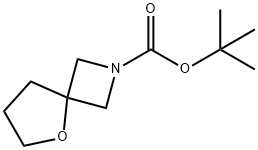 tert-butyl 5-oxa-2-azaspiro[3.4]octane-2-carboxylate 结构式