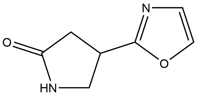 4-(噁唑-2-基)吡咯烷-2-酮 结构式