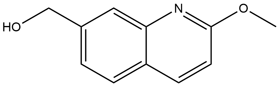 2-Methoxy-7-quinolinemethanol 结构式