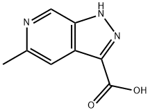 5-甲基-1H-吡唑并[3,4-C]吡啶-3-羧酸 结构式
