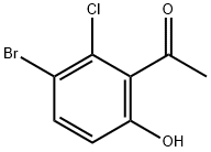 3'-Bromo-2'-chloro-6'-hydroxyacetophenone 结构式