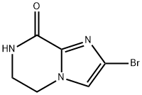 2-溴-6,7-二氢咪唑并[1,2-A]吡嗪-8(5H)-酮 结构式