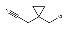 2-(1-(氯甲基)环丙基)乙腈 结构式